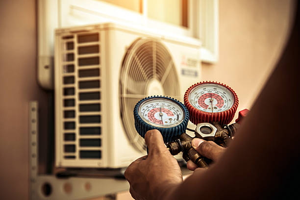 Professional Hvac Maintenance technician working in Lafayette Hill, PA